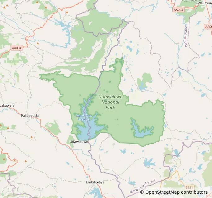 udawalawe map